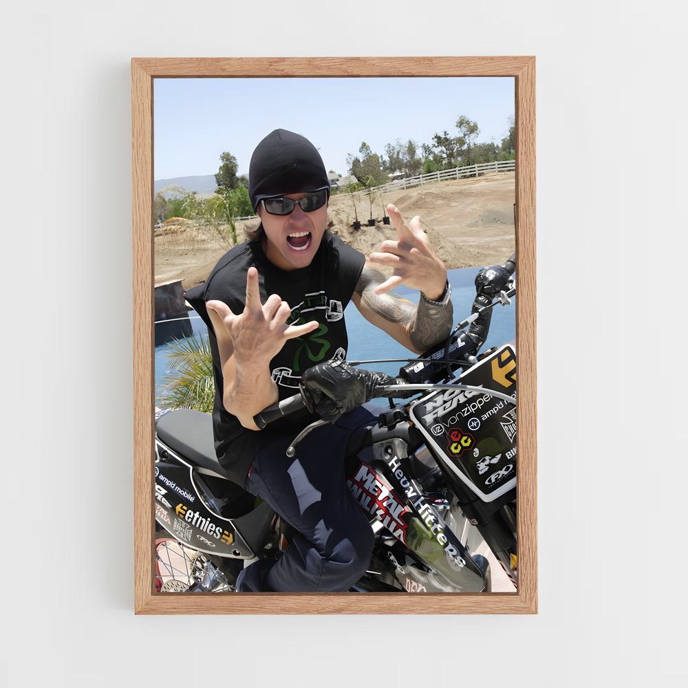 Poster Ride with Deegan – affiche Motocross freestyle (vue 4)